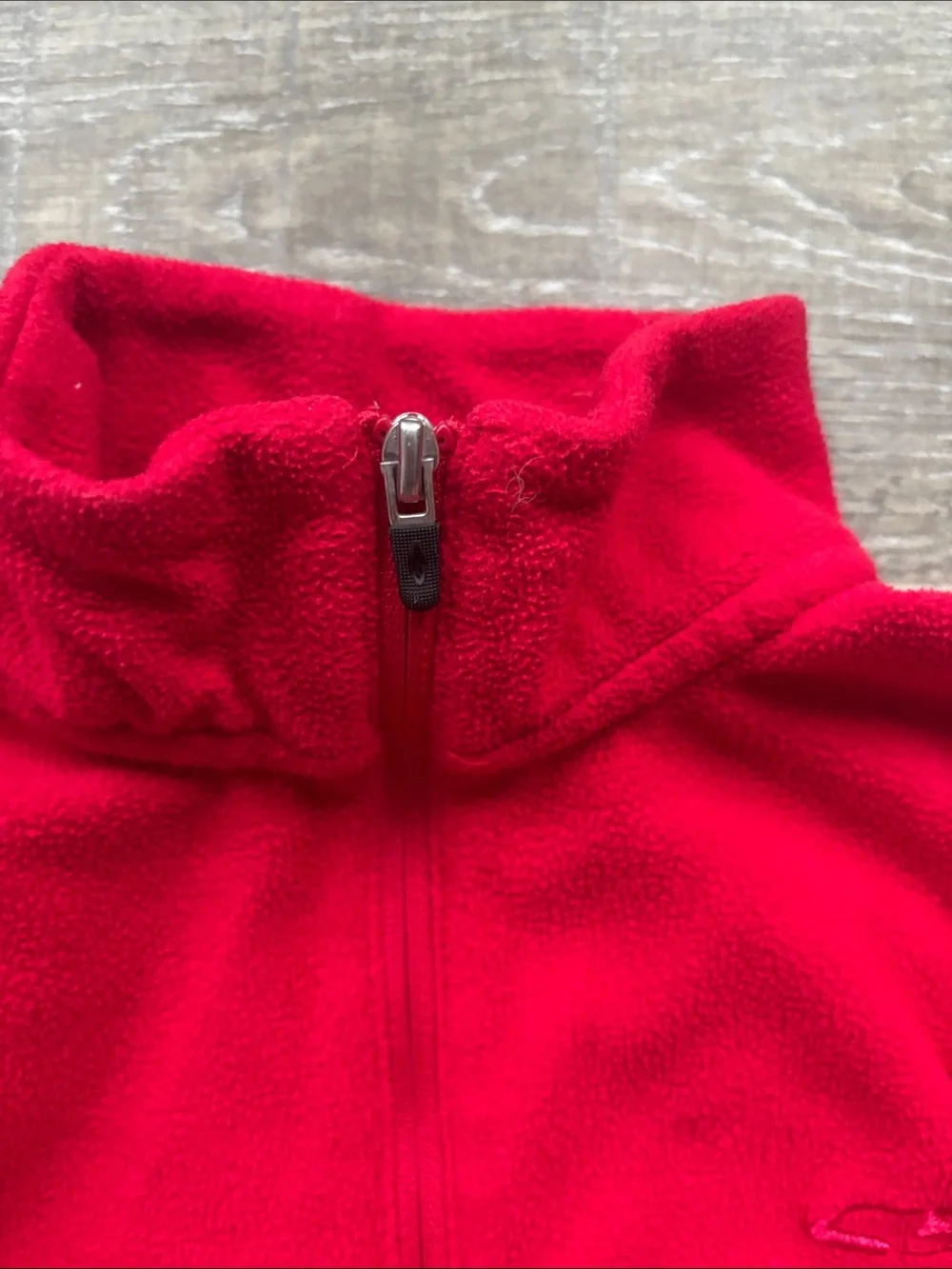 Champion Kids Red Half-Zip Fleece Sweatshirt